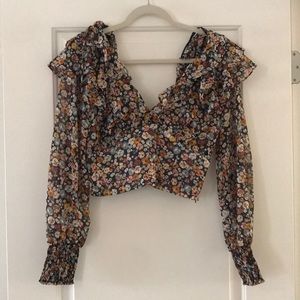Zara Floral Top